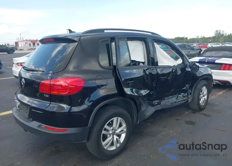 2017 Volkswagen Tiguan 2.0T S из США, поврежденный, VIN WVGAV7AX5HW509161